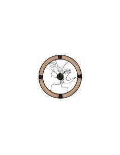 OROLOGIO PARETE 82429 MDF/FERRO D60CM