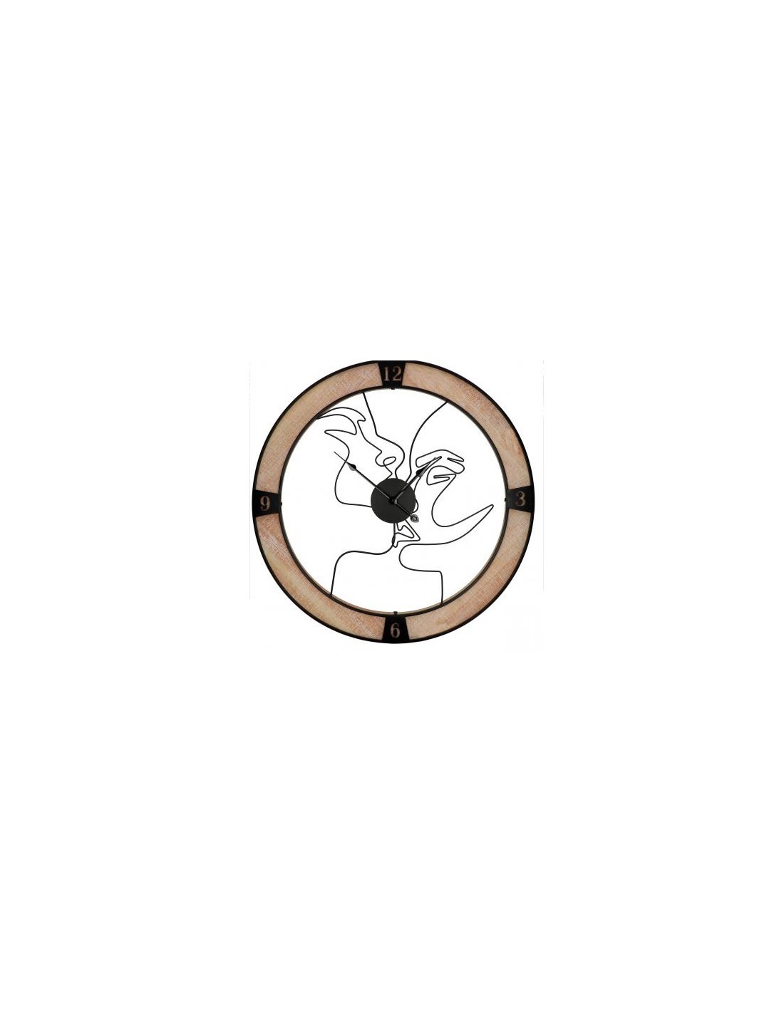 OROLOGIO PARETE 82429 MDF/FERRO D60CM