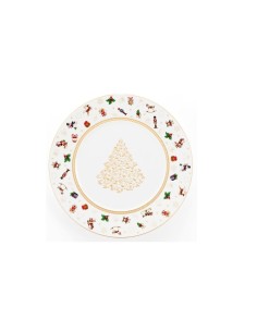 PIATTO TONDO 31CM XMAS su TreG Ingrosso