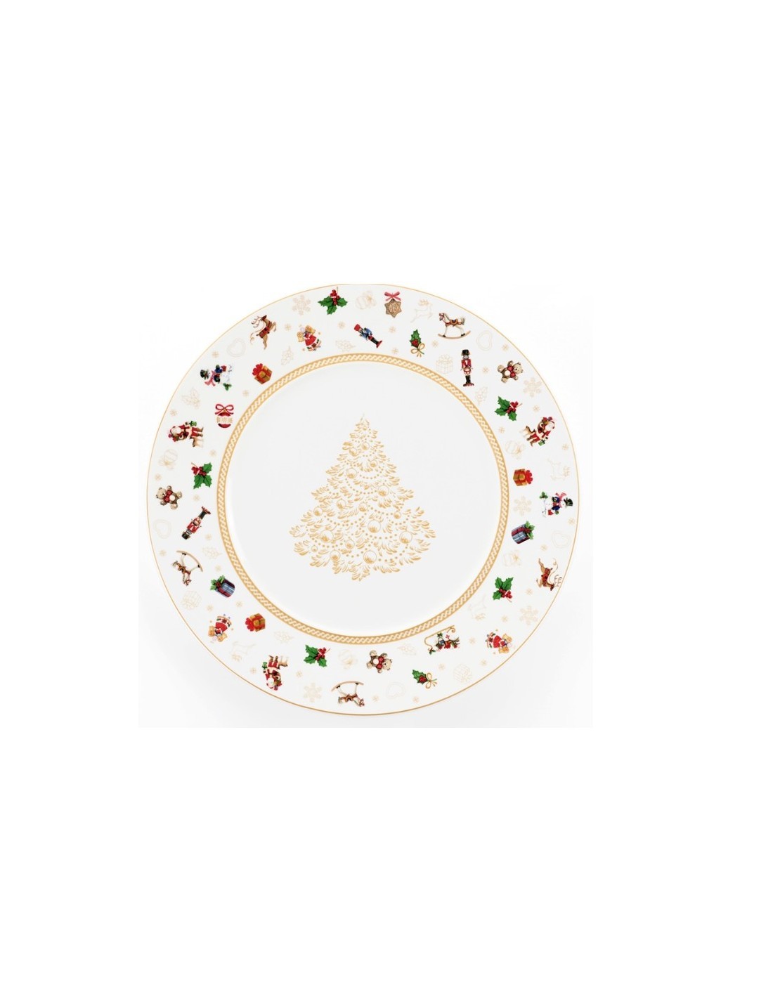 PIATTO TONDO 31CM XMAS su TreG Ingrosso