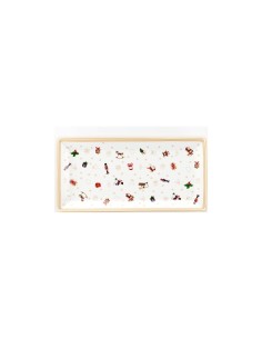VASSOIO RETTANGOLARE 36X18CM XMAS su TreG Ingrosso