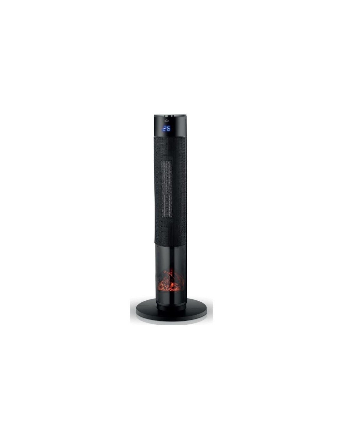 Stufa in ceramica con potenza 2000W altezza 78CM effetto fiamma PTC2011