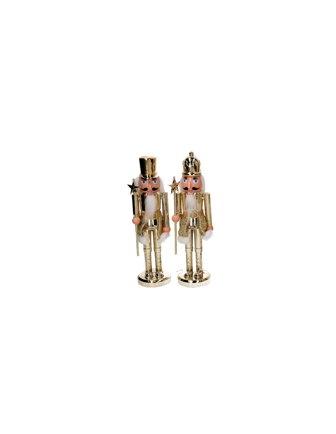 SCHIACCIANOCI PLASTICA ORO H27CM ASSORTITO