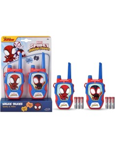 WALKIE-TALKIE SPIDEY COPPIA, GIOCO PER BAMBINI, COMUNICAZIONE A DISTANZA, MARVEL 2