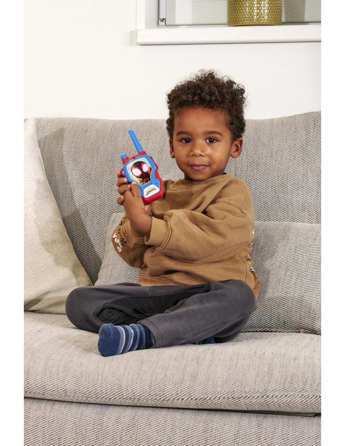 WALKIE-TALKIE SPIDEY COPPIA, GIOCO PER BAMBINI, COMUNICAZIONE A DISTANZA, MARVEL