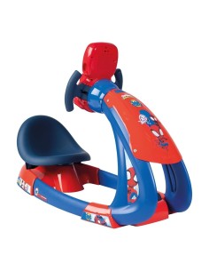 SMOBY, SPIDEY V8 DRIVER, SIMULATORE DI GUIDA, 3 POSIZIONI, SCHERMO RETROILLUMINATO, FUNZIONE BOOST, BAMBINI 3+