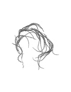 FESTONE PLASTICA ARGENTO CM140