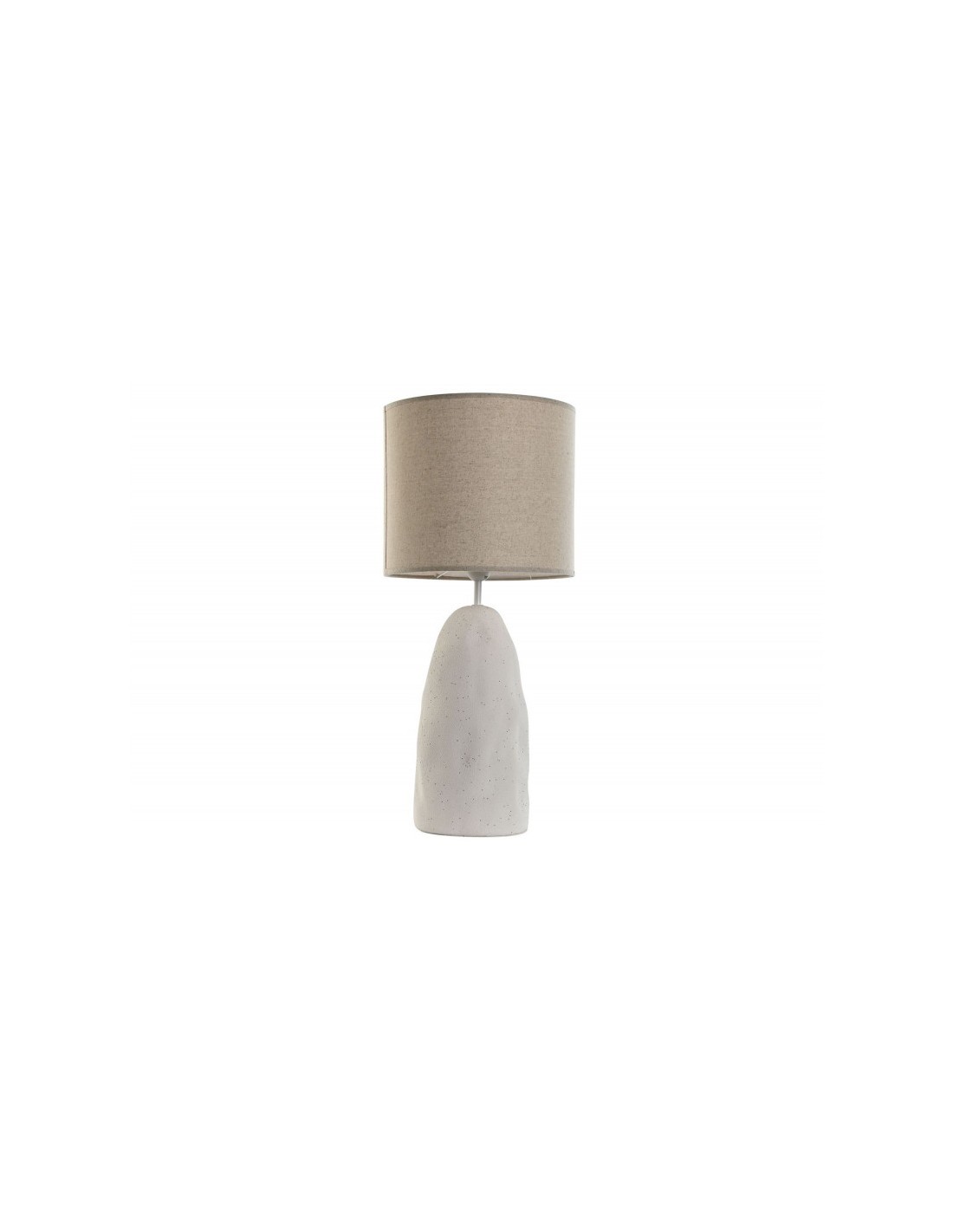 LAMPADA TAVOLO LA209373 DOLOMITE/LINO 30X30X66CM BIANCO