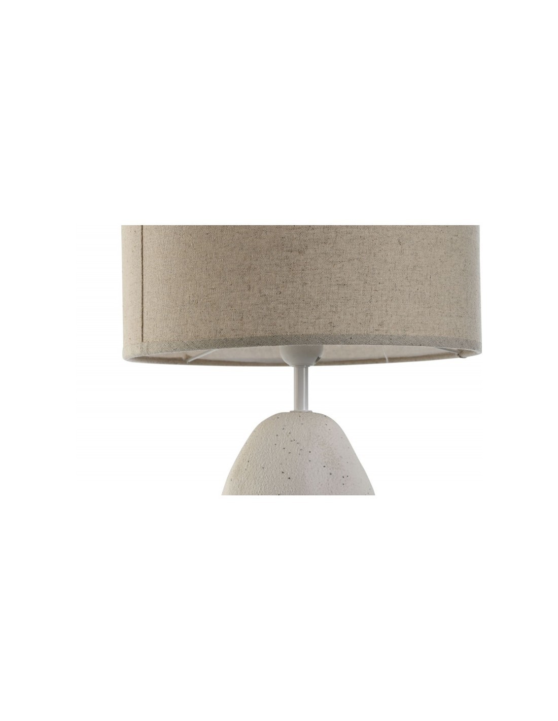 LAMPADA TAVOLO LA209373 DOLOMITE/LINO 30X30X66CM BIANCO