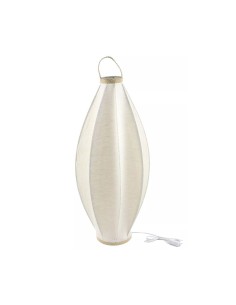 LAMPADA DA TERRA LA210023 LINO/CORDA 40X40X100CM