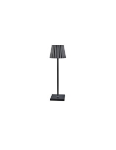 LAMPADA TAVOLO LED TOUCH PLISSE NERA