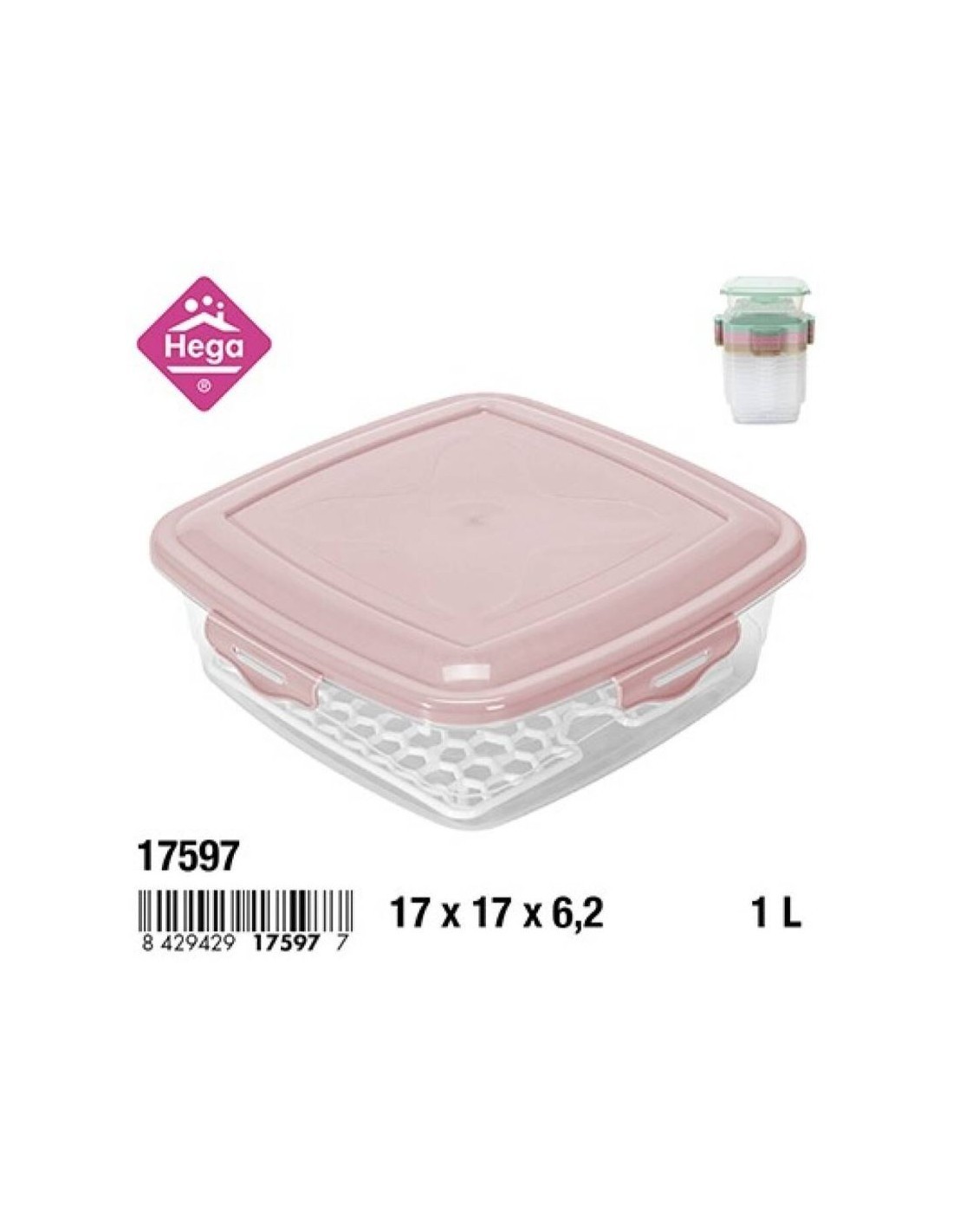 SCATOLA SCONGELATORE 17597 1LT CON COPERCHIO