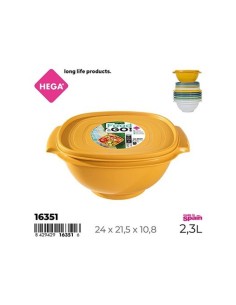 CIOTOLA 16351 TONDA 2,3LT CON COPERCHIO FOOD GO
