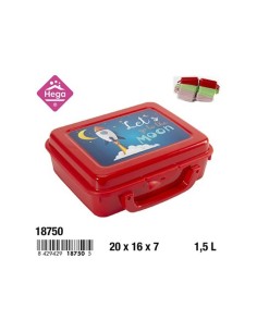 SCATOLA PORTAVIVANDE 18750 RETTANGOLARE CON MANICO