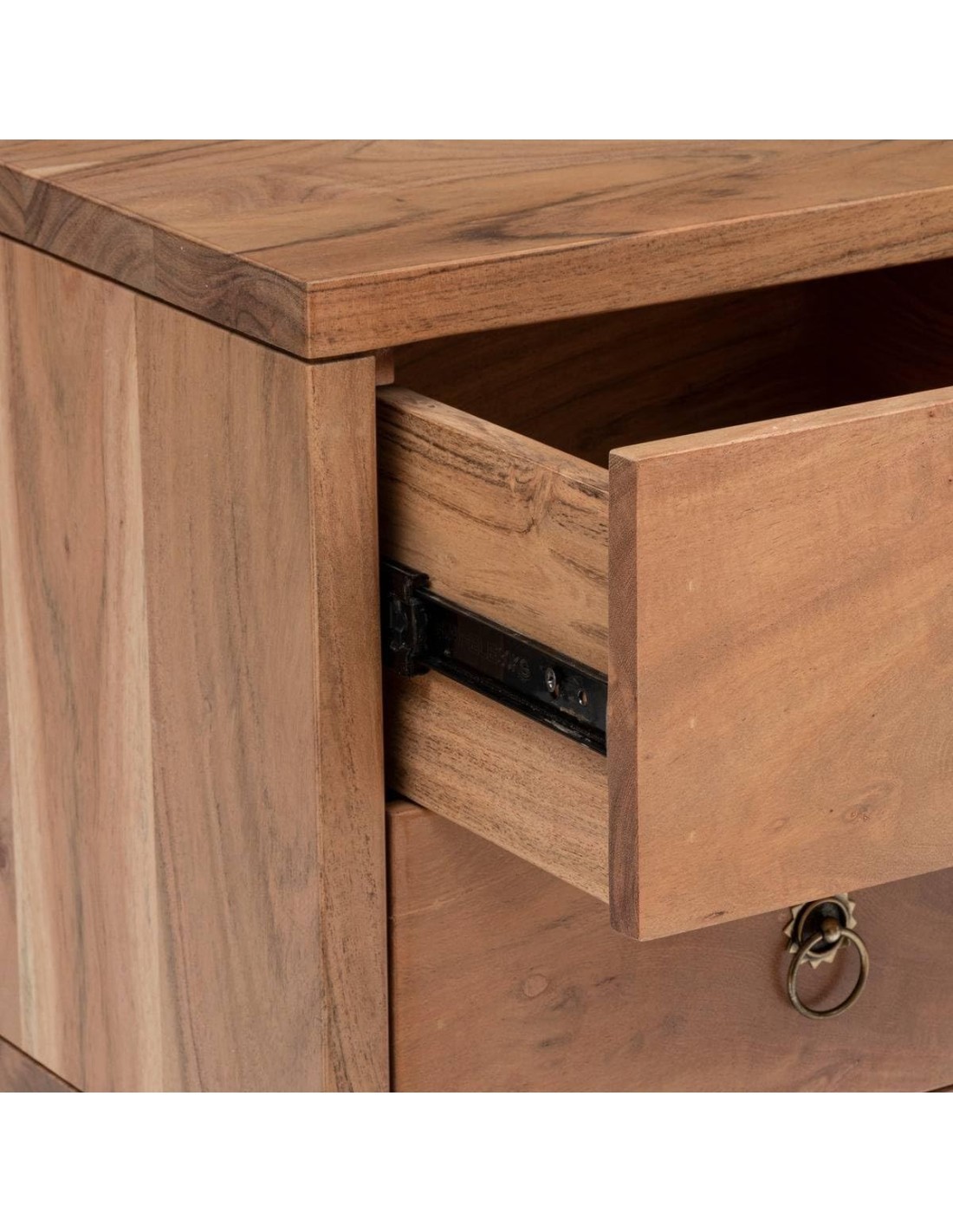 Atmosphera – Consolle in acacia Jiling 112 cm con 4 cassetti