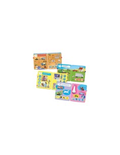 SAPIENTINO  CLEMENTONI LIBRO VEICOLI E MESTIERI COMPATIBILE CON GIRAPAGINA GIOCO EDUCATIVO PER BAMBINI