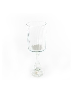 PORTACANDELA 05100 VETRO 13X13X39,5CM