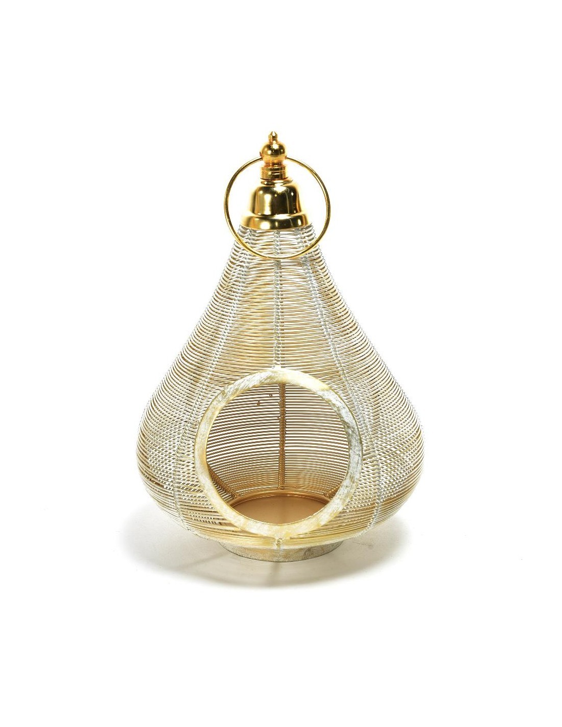 LANTERNA 01965 METALLO 20X28CM