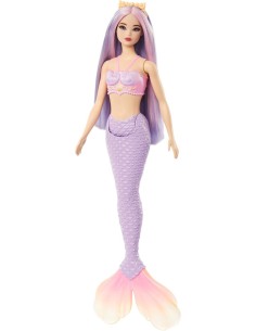 BARBIE, SIRENA, BAMBOLA, COLORI ASSORTITI, 3+ ANNI 2
