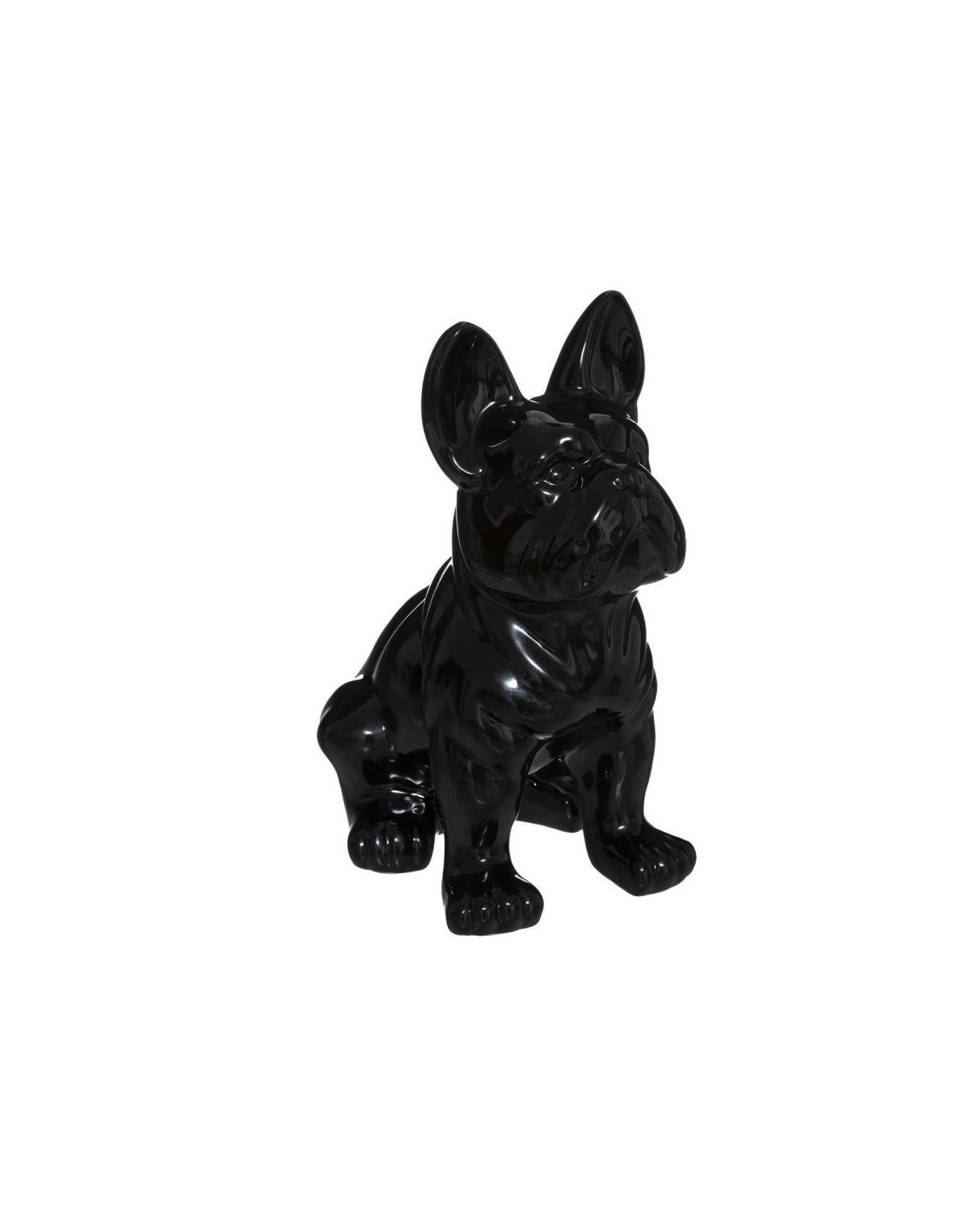 CANE 168329A GRES NERO 22CM su TreG Ingrosso