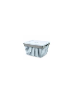 VASCHETTA DOGA BIANCO CON COPERCHIO