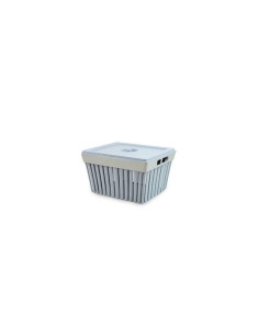 VASCHETTA DOGA GRIGIO CON COPERCHIO
