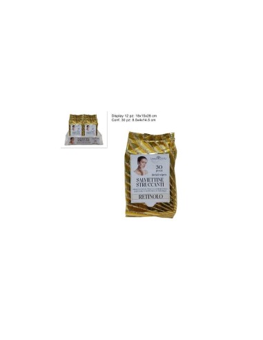 CONF 30 SALVIETTINE STRUCCANTI RETINOLO