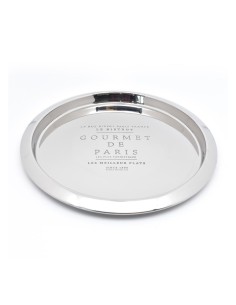 VASSOIO BAR 03006 ACCIAIO INOX D35CM