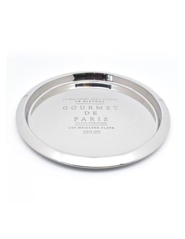 VASSOIO BAR 03006 ACCIAIO INOX D35CM