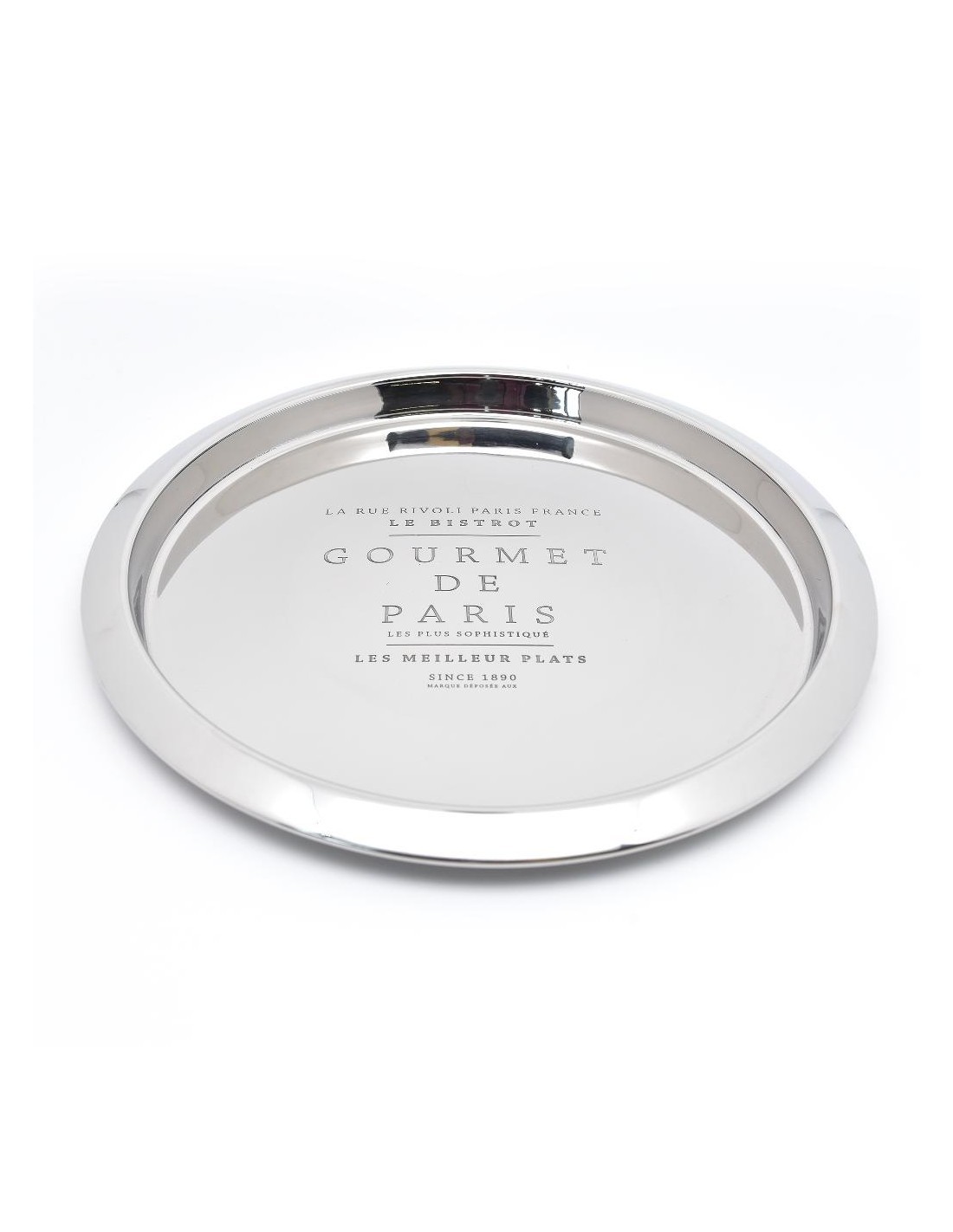 VASSOIO BAR 03006 ACCIAIO INOX D35CM