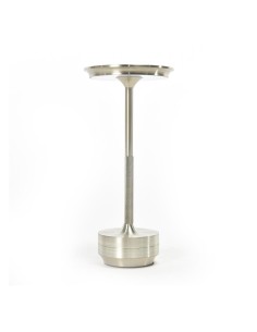LAMPADA TAVOLO 04058 ARGENTO H29CM LED DIMMERABILE