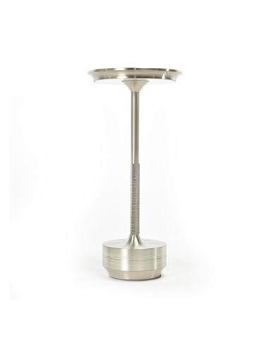 LAMPADA TAVOLO 04058 ARGENTO H29CM LED DIMMERABILE