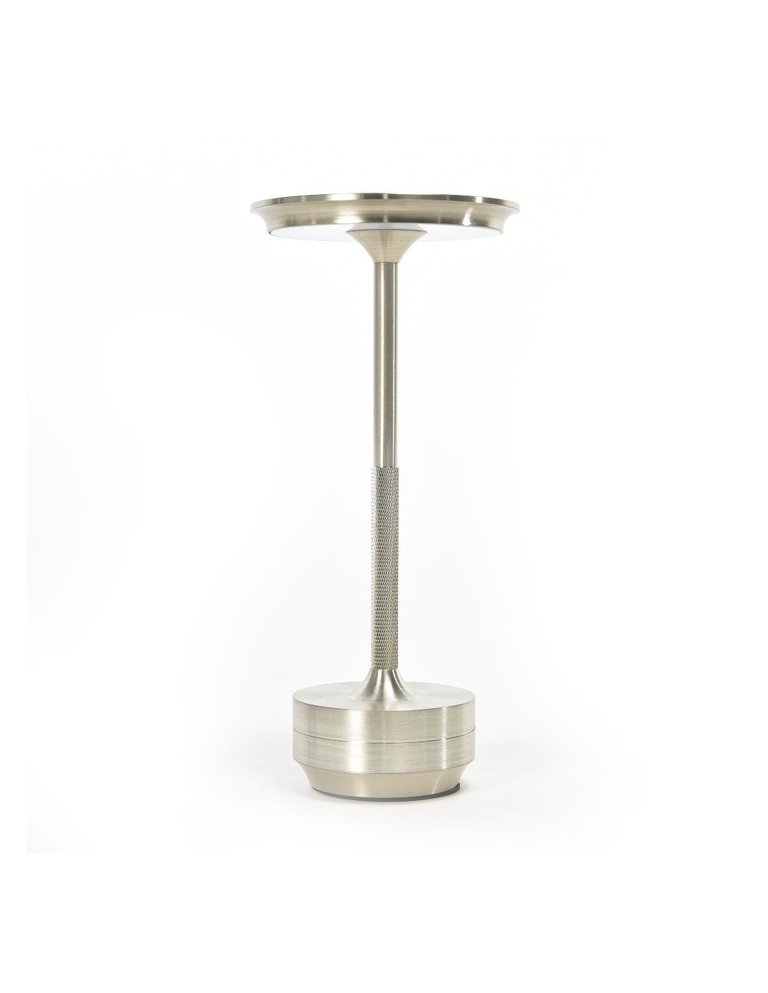 LAMPADA TAVOLO 04058 ARGENTO H29CM LED DIMMERABILE