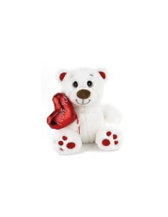 PELUCHE 09106 ORSO BIANCO 20CM I LOVE YOU