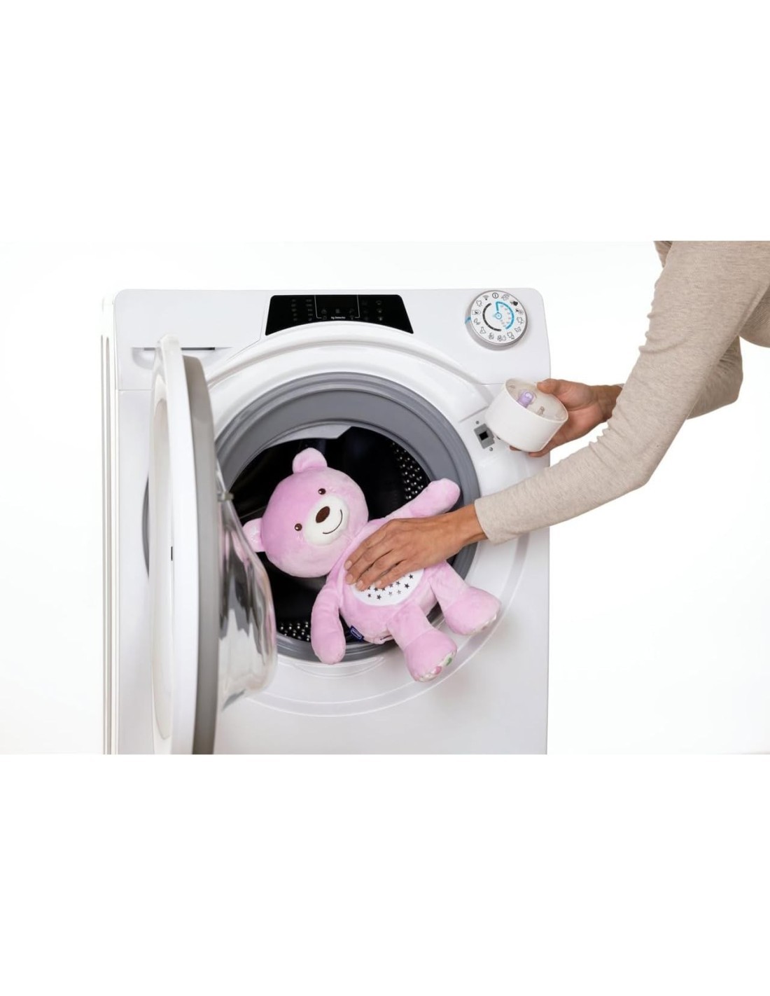 Chicco First Dreams Orsacchiotto Peluche Baby Bear con Luce Notturna e Melodie Rilassanti