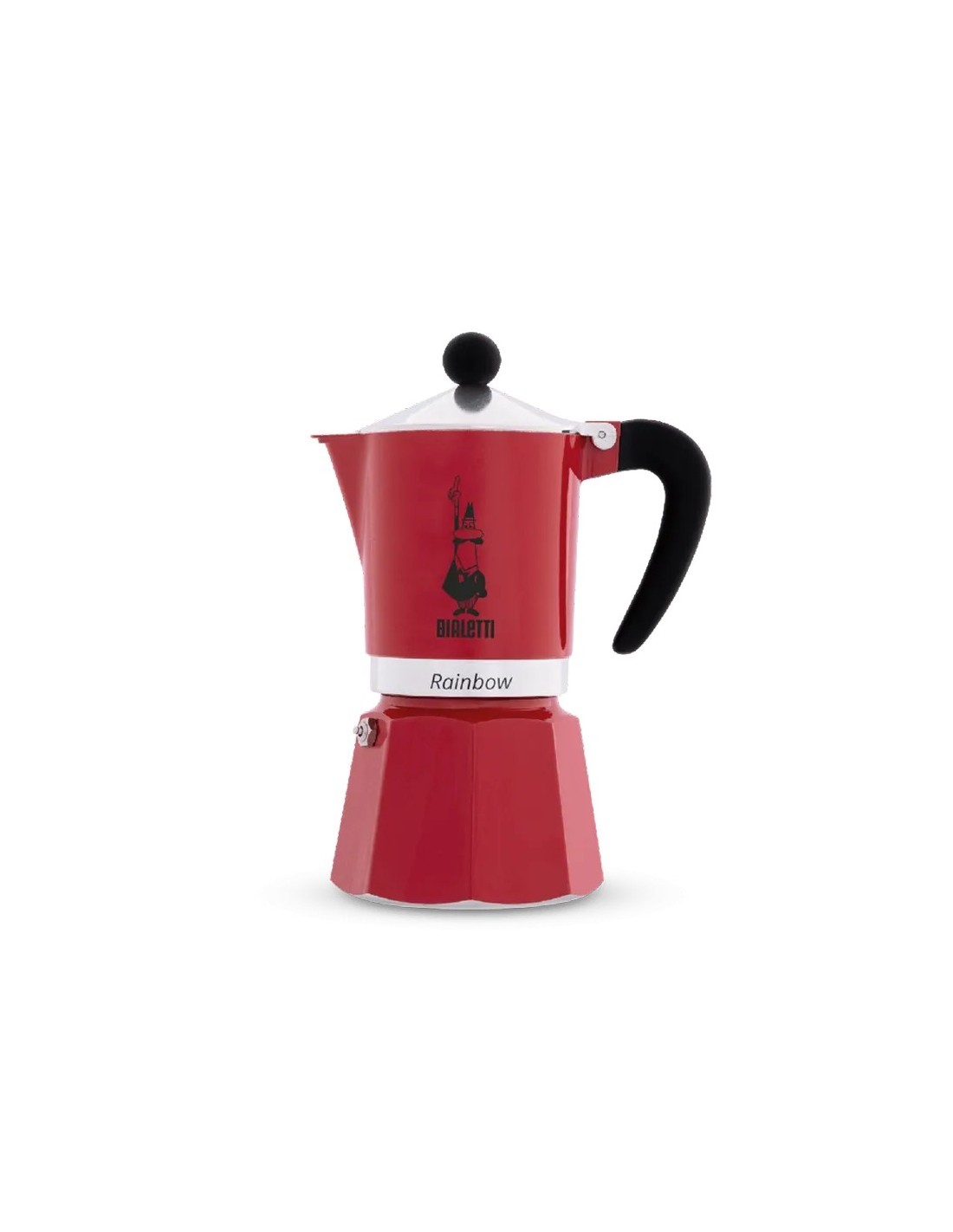 Bialetti Rainbow - Caffettiera 1 Tazza, Colori Assortiti