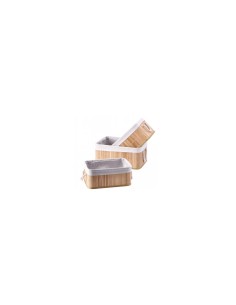 CESTINO 102148 1 MIS BAMBOO/COTONE 32X22X14CM