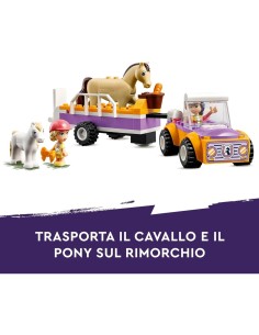 FRIENDS 42634 RIMORCHIO CON CAVALLO E PONY