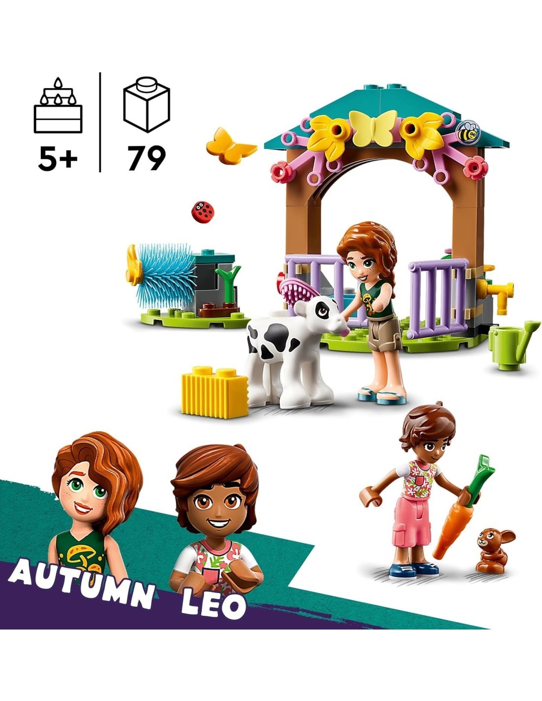 Lego Friends stalla del vitellino di Autumn 42607
