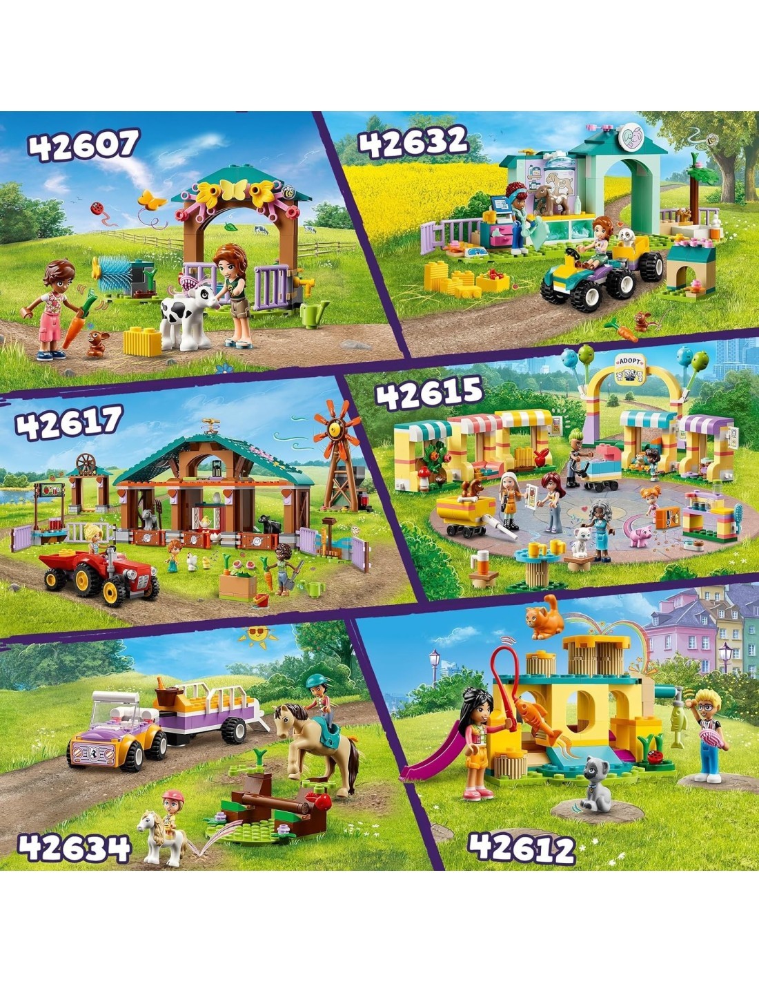 Lego Friends stalla del vitellino di Autumn 42607