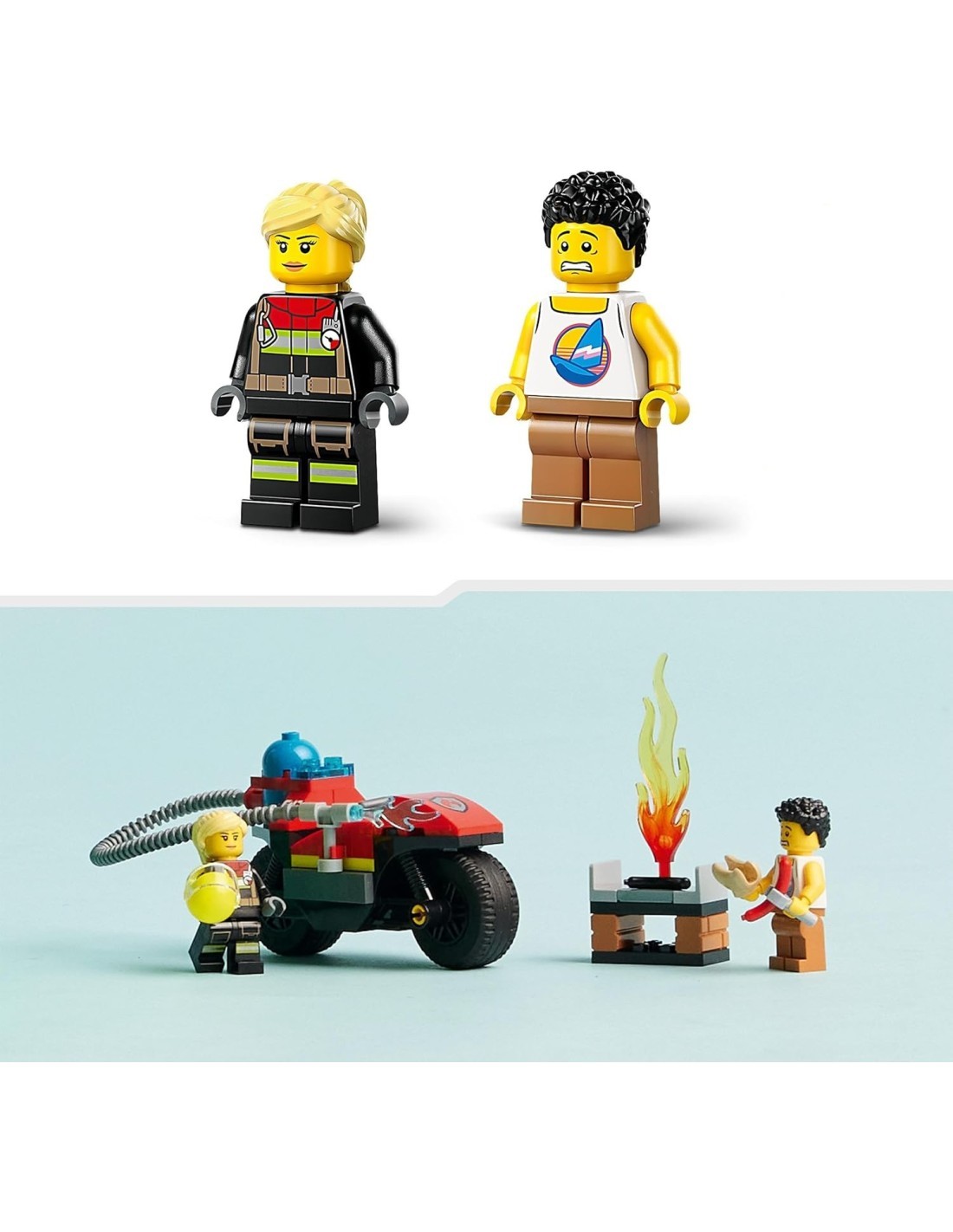 Lego City motocicletta dei pompieri 60410