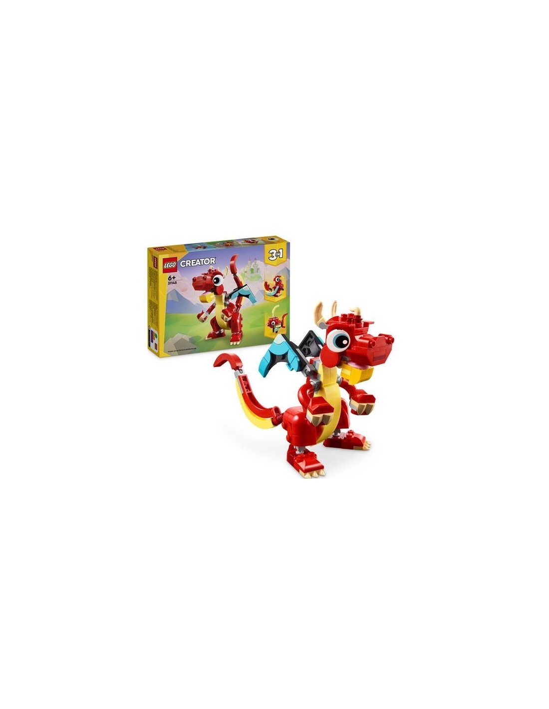 CREATOR 31145 DRAGO ROSSO