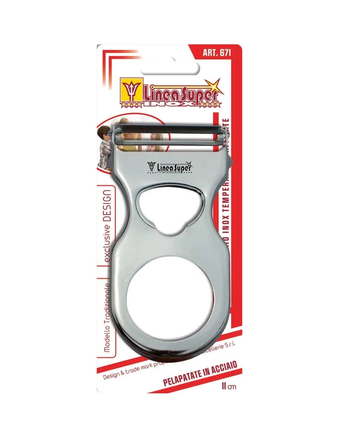 PELAPATATE 671 ACCIAIO INOX