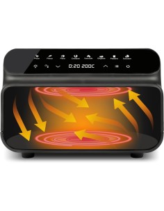 G3 Ferrari G10181 Friggitrice e Griglia ad Aria BBQ, 2000W, 10 Litri XXL, 8 Programmi, Doppia Resistenza, Multifunzione