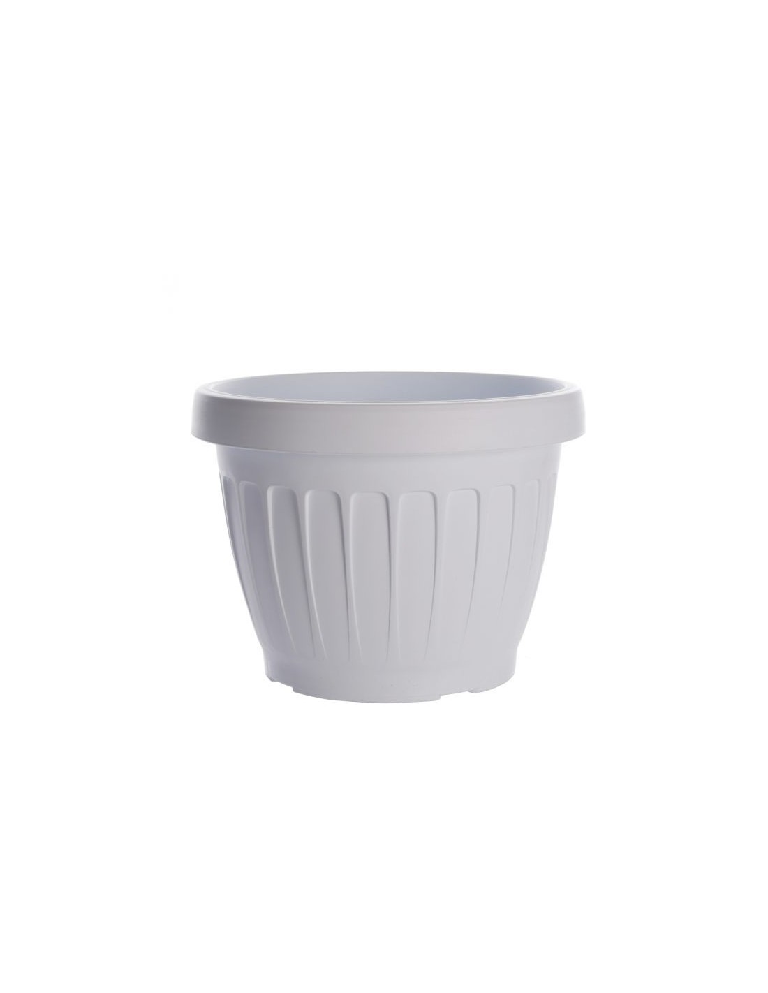 VASO TERRA D 30 CM BIANCO su TreG Ingrosso