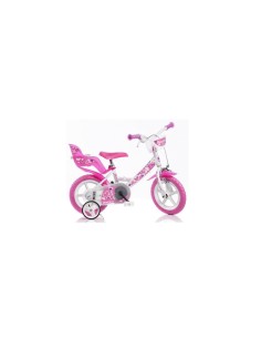 BICI 12 LITTLE HEART BIANCO/ROSA su TreG Ingrosso