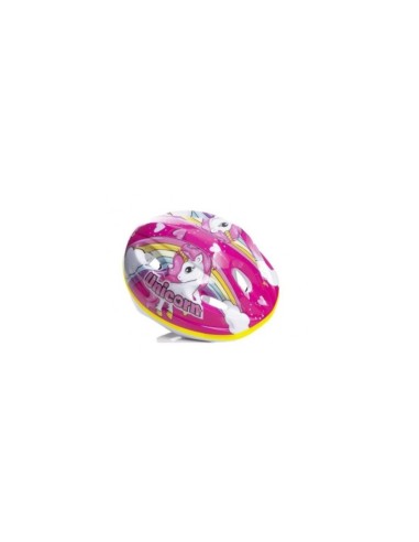 Casco Bici Bambina Dino Bikes Unicorn Omologato Misura Regolabile