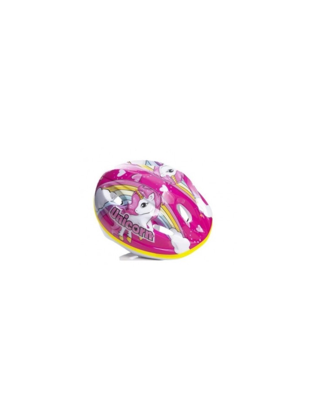 Casco Bici Bambina Dino Bikes Unicorn Omologato Misura Regolabile
