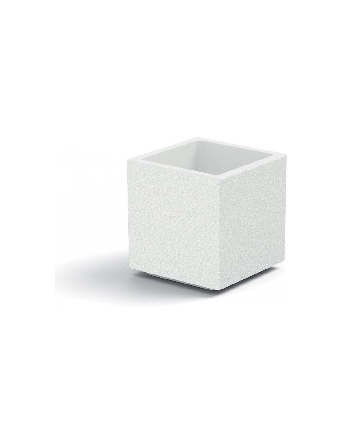 MATHERIA VASO CUBO 40CM BIANCO su TreG Ingrosso