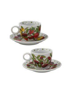 BERRY SET 6TZ CAFFE 25279 CON PIATTINO